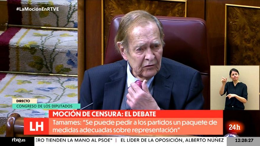 El Canal 24 Horas (3.8%) logra con la moción de censura su mejor dato desde la declaración del estado de alarma