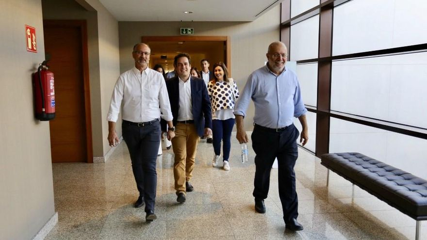 Leticia Pérez / ICAL Reunión del candidato de Ciudadanos a la Presidencia de la Junta, Francisco Igea, con los procuradores electos de su partido.