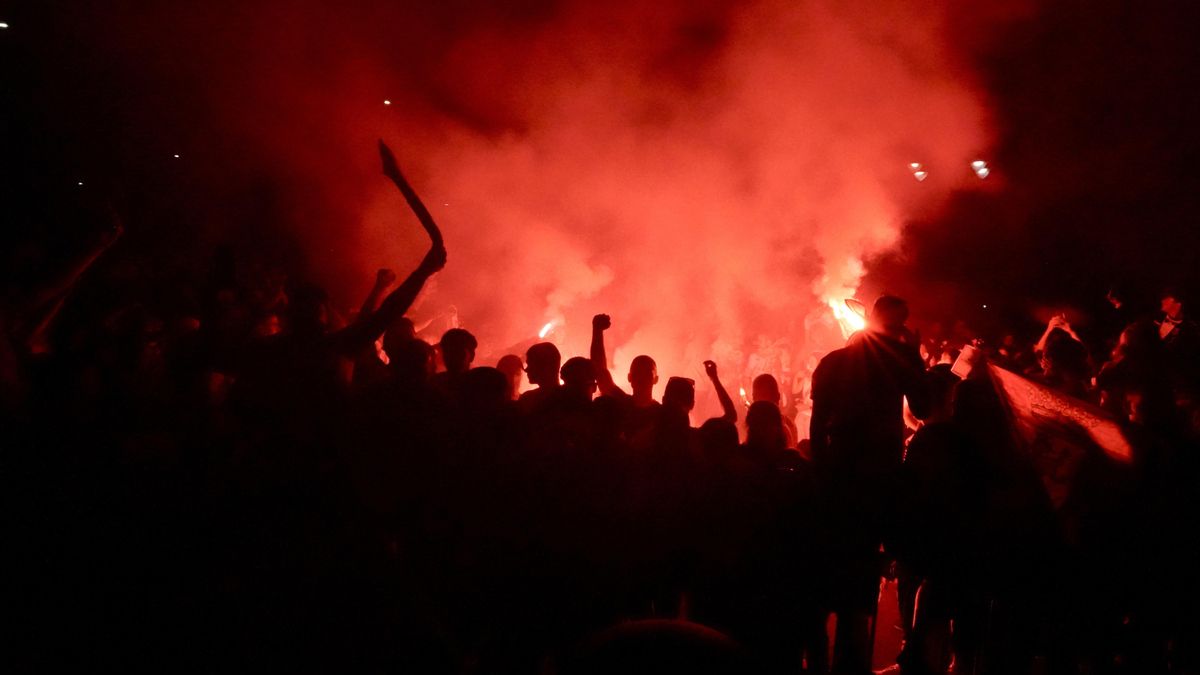 Celebración del ascenso de la Cultural a Segunda en Guzmán.