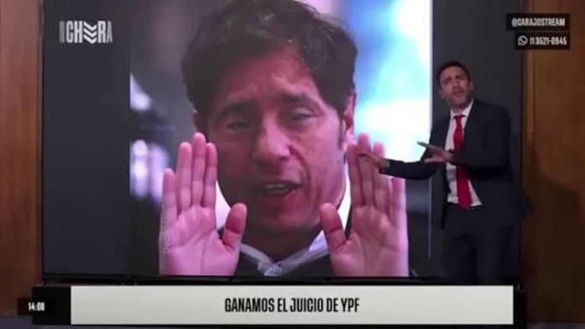 Sarubbi Benítez exhibió una imagen generada con inteligencia artificial que modificó el rostro de Kicillof para asemejarlo a una persona con síndrome de Down.