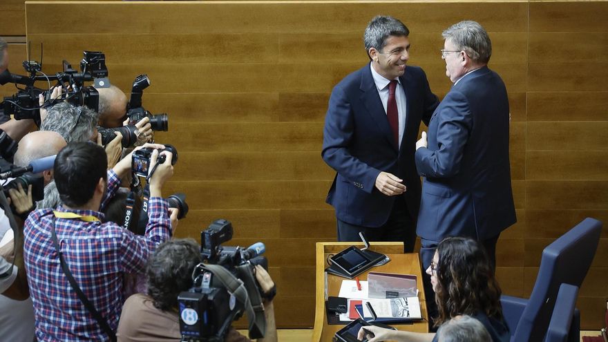 Carlos Mazón jura el cargo: "La tolerancia y la curiosidad, la lealtad y el patriotismo, son cosas viejas pero no caducas"