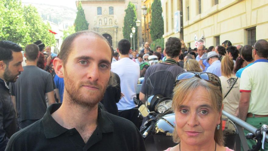 Carlos y Carmen, condenados a prisión por participar en un piquete.
