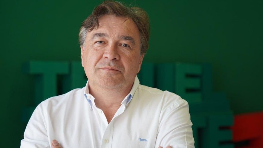 El candidato de la coalición Aragón-Teruel Existe a la Presidencia de Aragón, Tomás Guitarte.