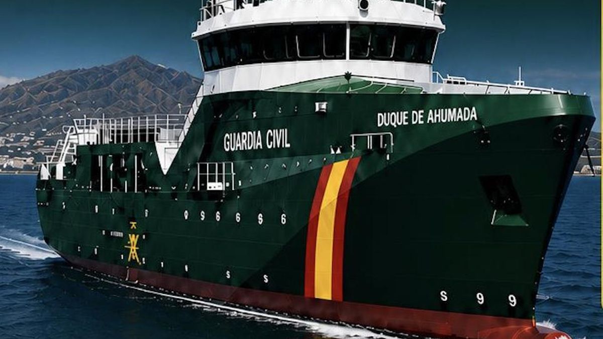 El buque oceánico de la Guardia Civil ‘Duque de Ahumada’  recalará en La Palma