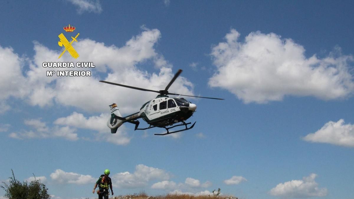 La Guardia Civil rescata a dos senderistas que hacían la ruta de montaña Mielgo en Geras de Gordón