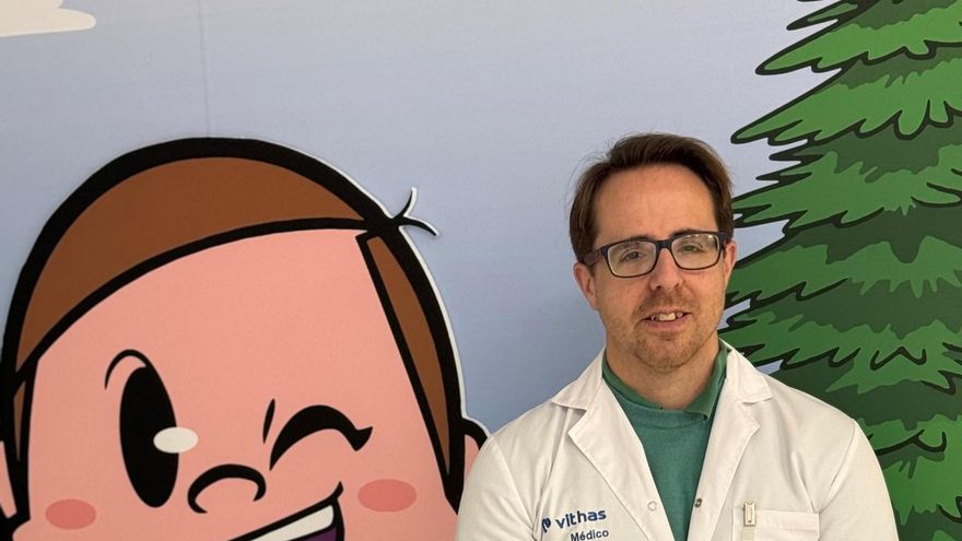El doctor Enrique Sánchez, jefe del servicio de Pediatría de Vithas Málaga y Vithas Xanit Internacional.