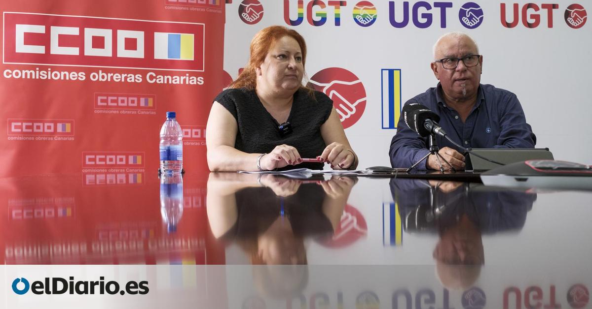 CCOO y UGT invitan a Canarias a mostrar su solidaridad con Palestina en la huelga de este miércoles