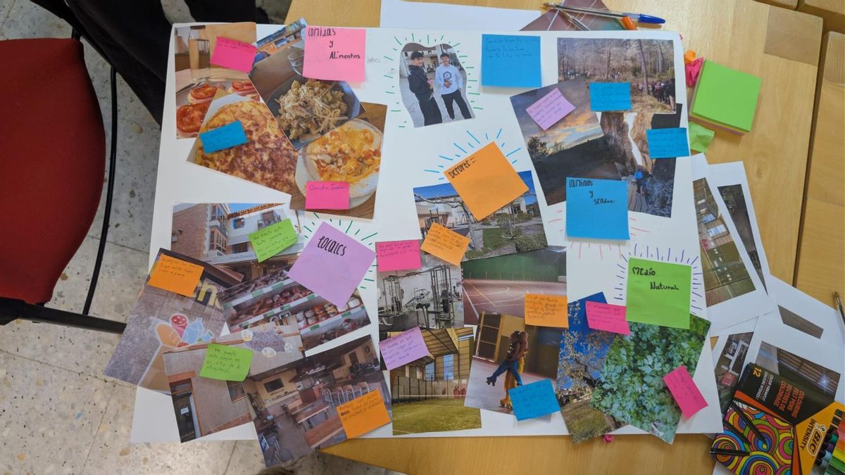 Ejemplo de la actividad de fotovoz realizado en Monroyo