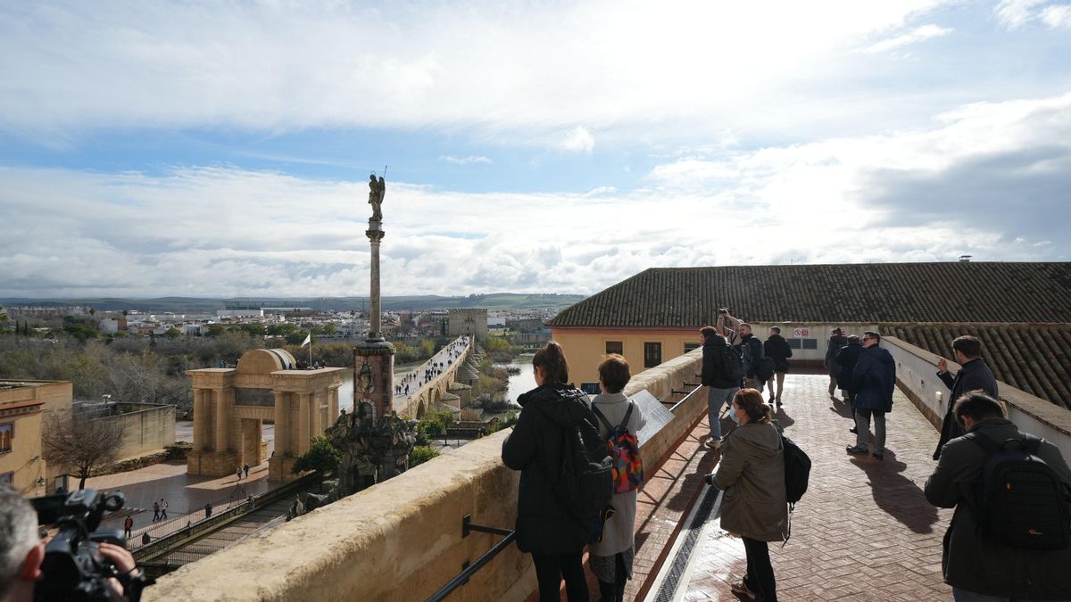 Presentación del nuevo Centro de Interpretación y Recepción de la Mezquita-Catedral. Patio de San Eulogio.