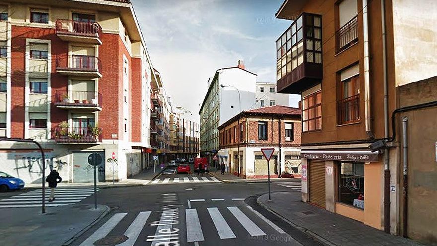 La calle Daóiz y Velarde en León. // Google Street Wiew