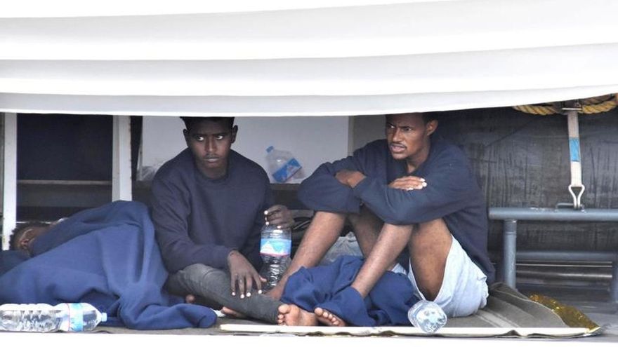 El presidente del Legislativo italiano pide el desembarco de los 177 inmigrantes