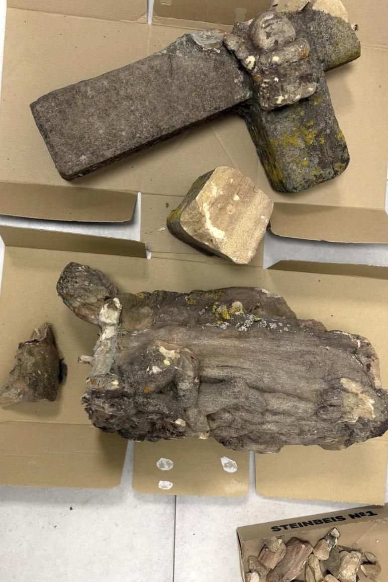 Patrimonio de Ezcaray dañado tras un acto vandálico