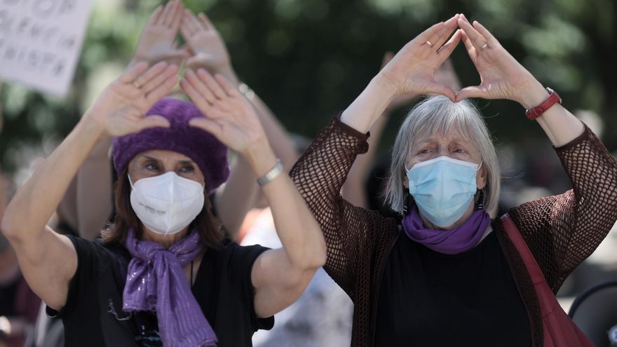 La Alianza contra el Borrado de Mujeres se concentra contra la 'Ley Trans'