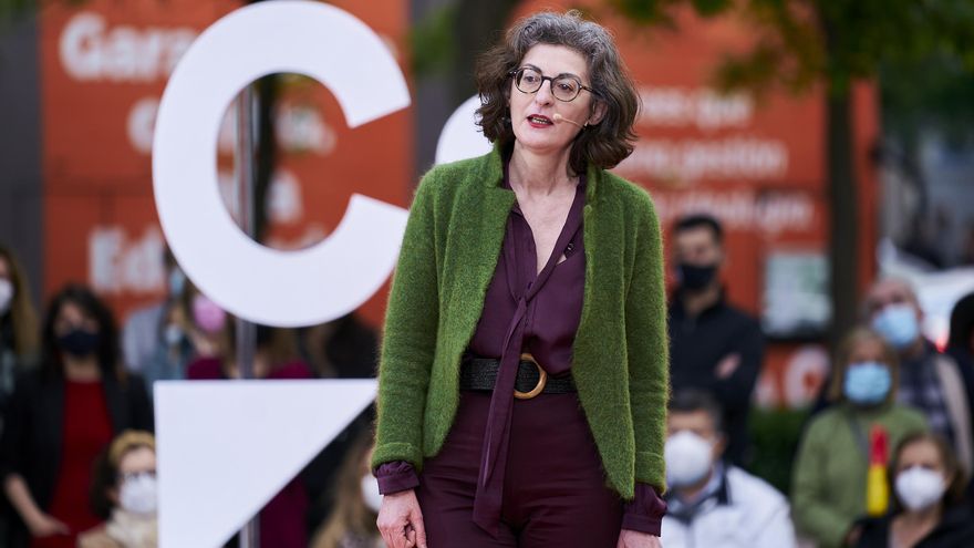 Archivo - La eurodiputada de Ciudadanos Maite Pagazaurtundua.