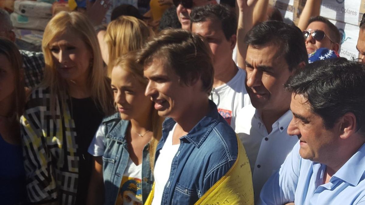 PP y Ciudadanos arropan a la mujer del opositor venezolano Leopoldo López en Madrid