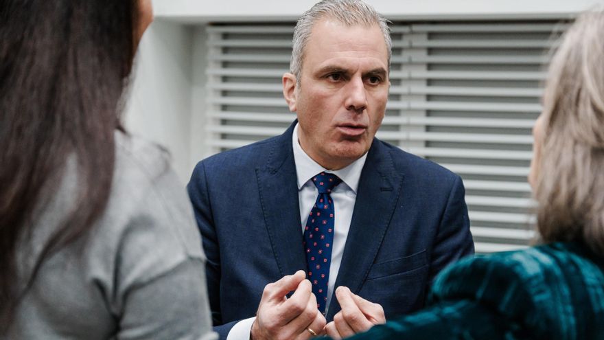 Archivo - El portavoz de VOX en el Ayuntamiento de Madrid, Javier Ortega Smith.