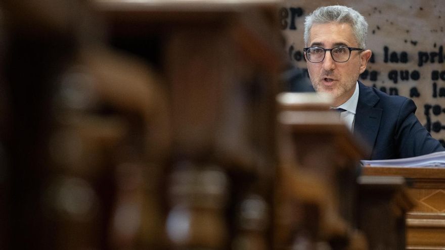 Arcadi España en una comparecencia en una imagen de archivo.