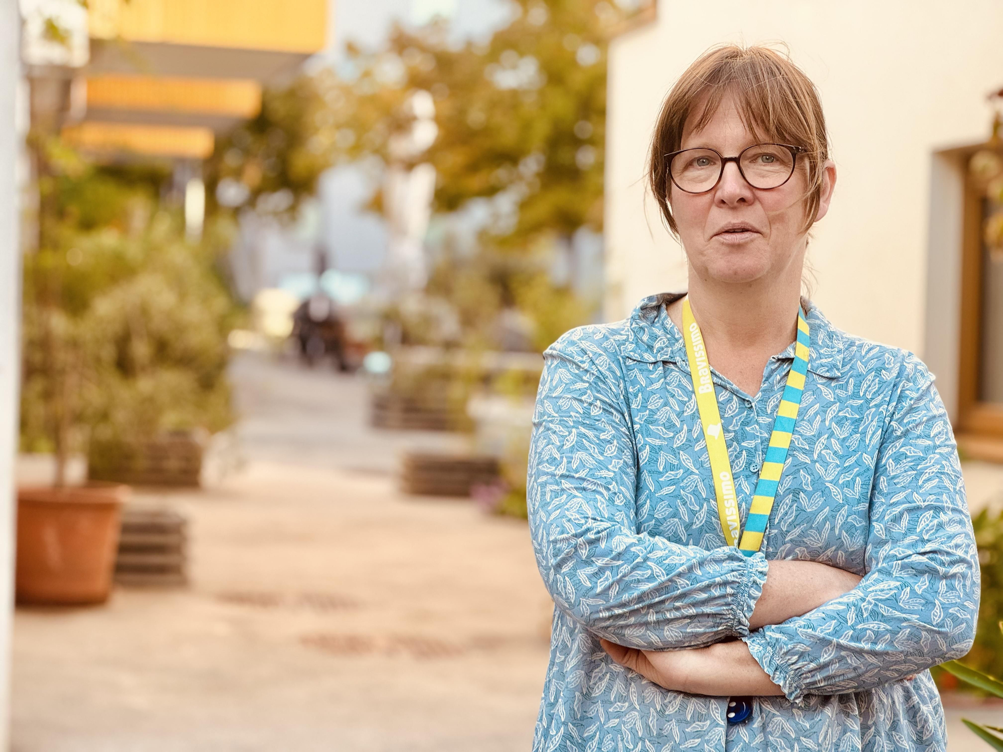 Therese, en su 'co-housing' de Wildgarten