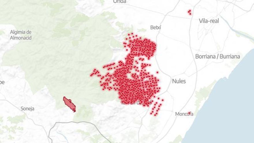 El fuego ha afectado a unas 4.300 hectáreas