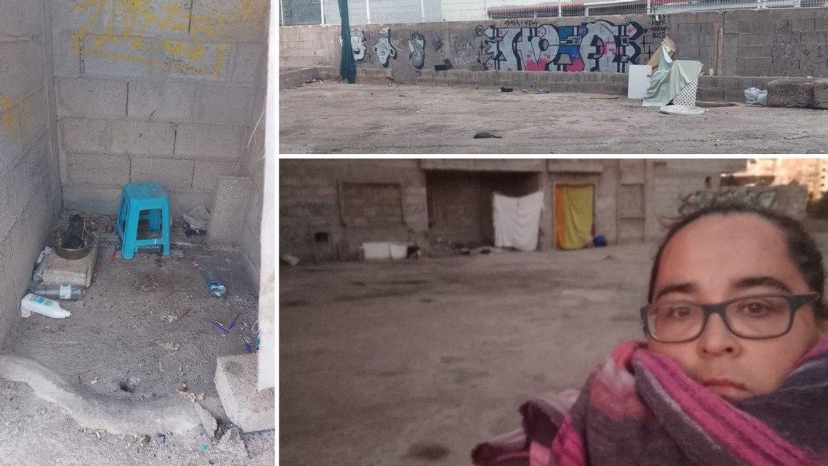 María Morales, golpeada por la crisis de vivienda: sobrevive durmiendo en solares en Tenerife y tiene dos hijos a cargo