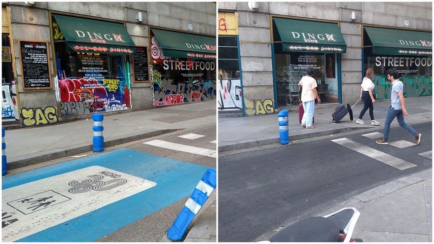 La peatonalización del barrio más rico de Madrid centro desaparece bajo el asfalto