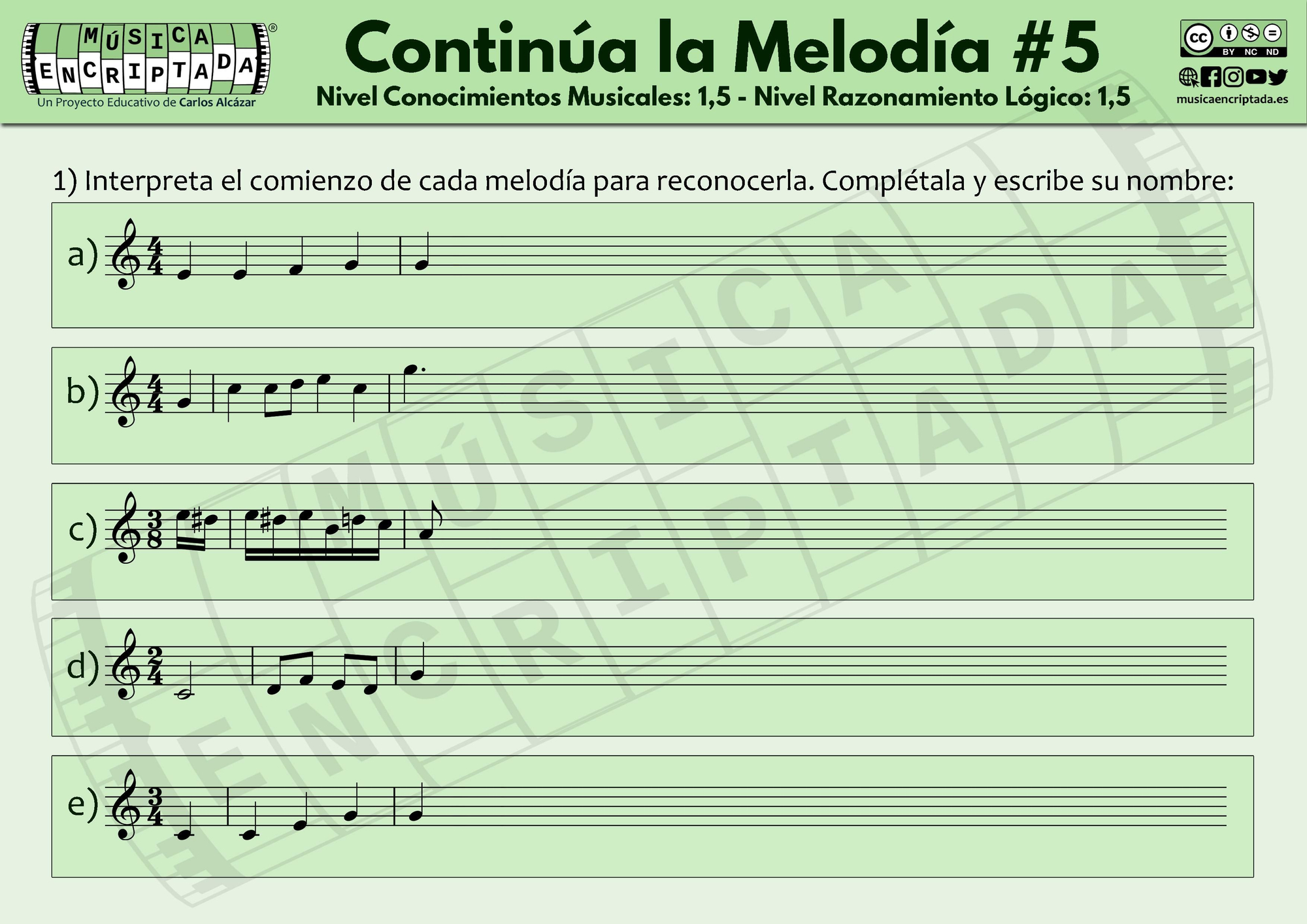 Continúa la melodia