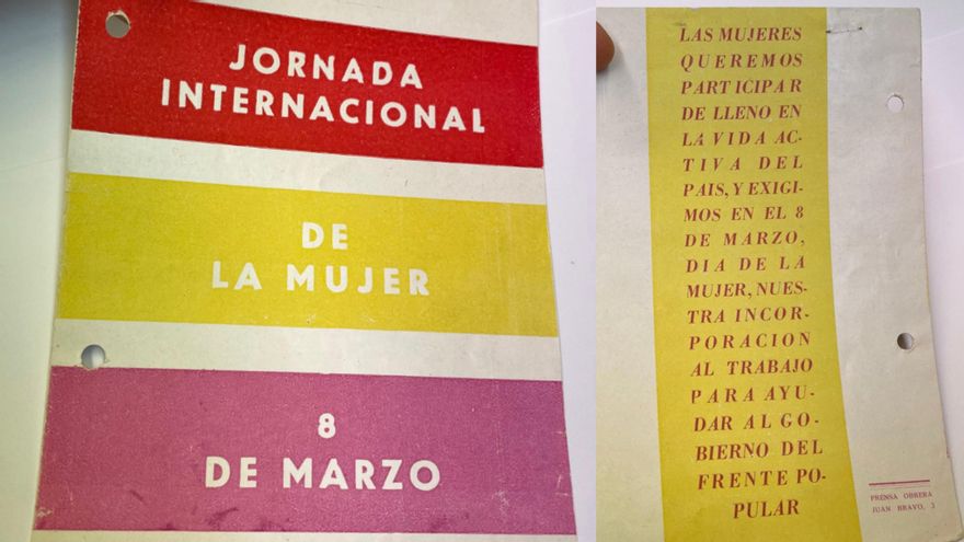 El último 8 de marzo antes de ser aplastado por Franco