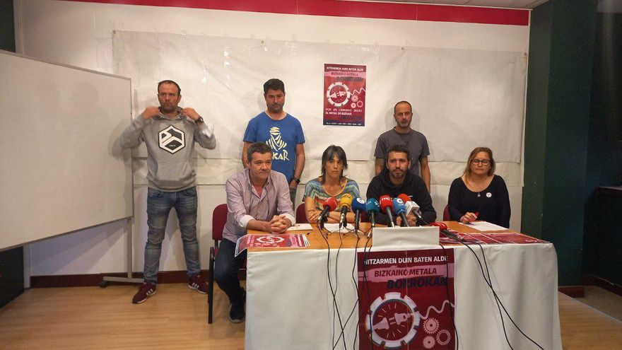 El Metal de Bizkaia irá a la huelga si no hay acuerdo con el convenio