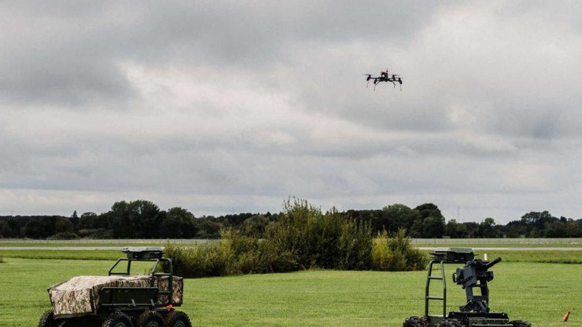 Pruebas con drones en el aeropuerto de Odense (Dinamarca) en septiembre.