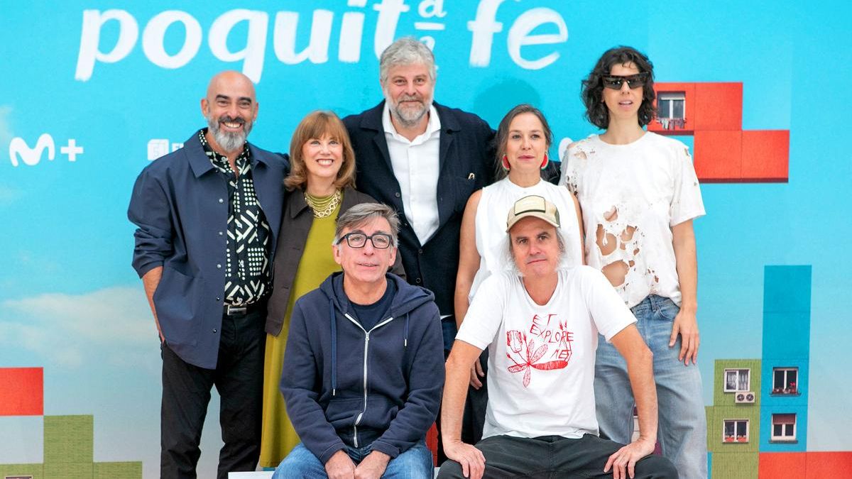 Los protagonistas y creadores de 'Poquita fe'