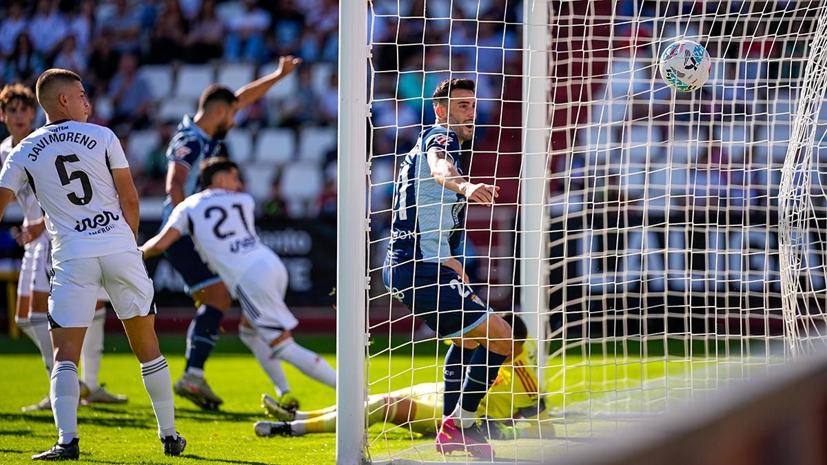 Instante del gol de Rubén Alves en el Albacete - Córdoba CF