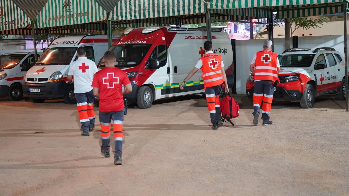 El dispositivo sanitario de Cruz Roja atiende más de 1.200 asistencias durante la Feria