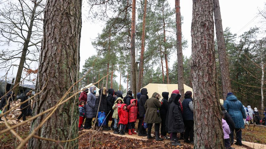 Migrantes denuncian que Bielorrusia les forzó para cruzar a Polonia, según la ONU