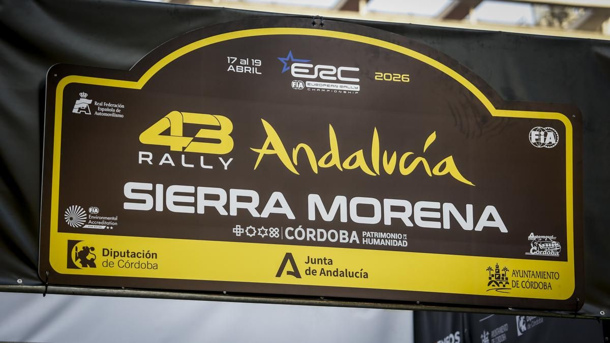 Ceremonia de salida del Rally Sierra Morena 2026