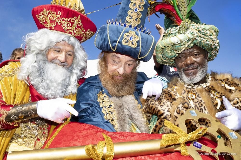 Los Reyes Magos visitan Canarias