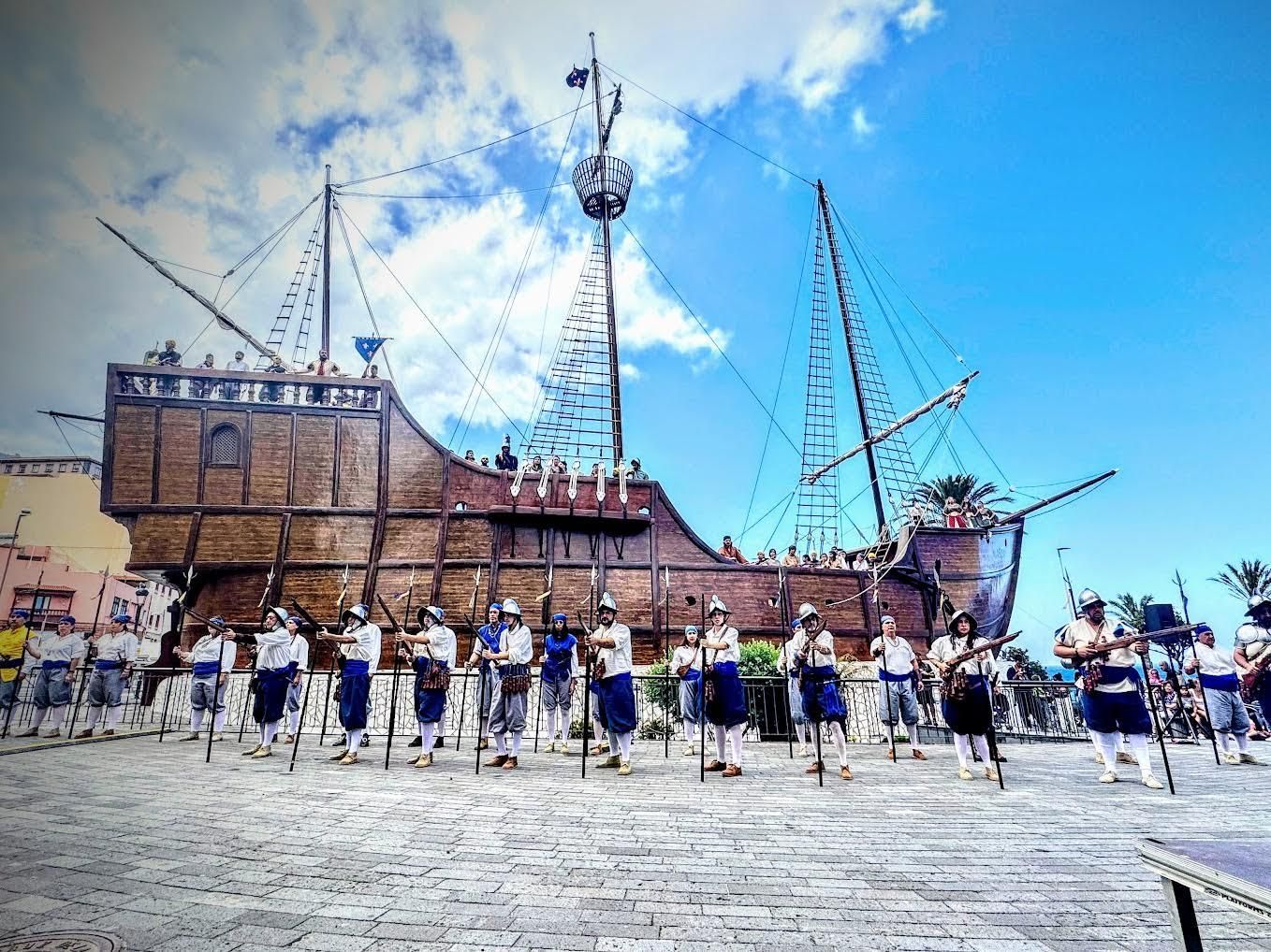 Santa Cruz de La Palma revive el asedio del corsario FranÇois LeClerc 472 años después de este episodio histórico.
