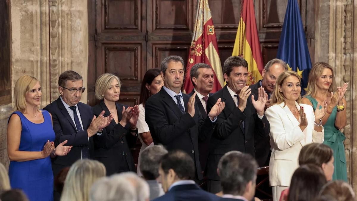 Què va ser del "Govern dels millors" de Mazón? Només un conseller sobreviu en el seu lloc des de la investidura de 2023