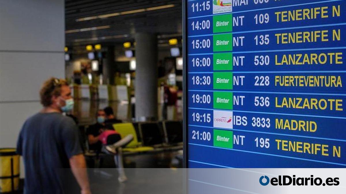 Retrasos, vuelos sin equipaje y largas esperas dentro del avión en el  primer día de huelga en el aeropuerto de Gran Canaria