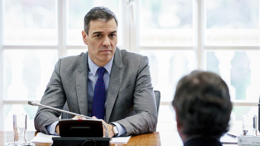 El presidente del Gobierno, Pedro Sánchez