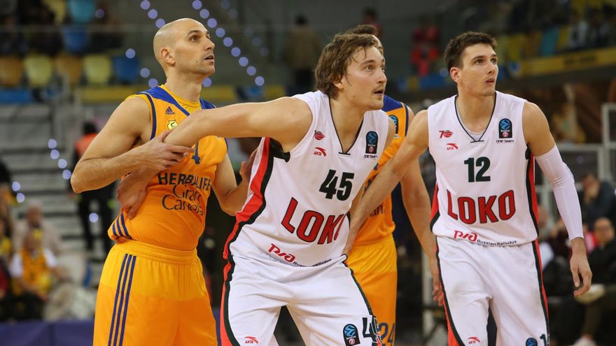 FOTOGALERÍA | Partido entre el Herbalife Gran Canaria- Lokomotiv Kuban