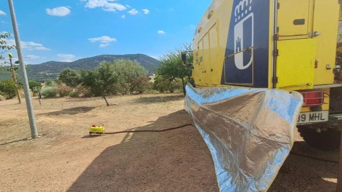 Confinada una residencia de mayores en la localidad toledana de Urda por un incendio forestal