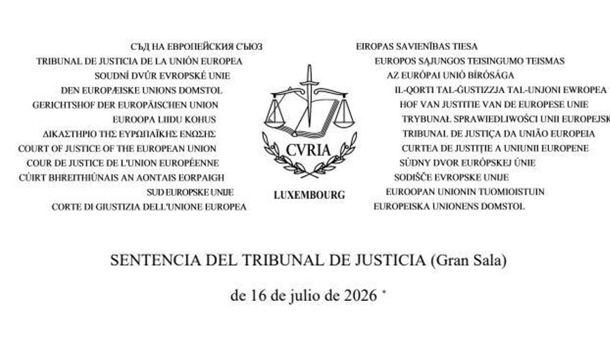 DOCUMENTO | Consulta la sentencia del TJUE sobre la ley de amnistía
