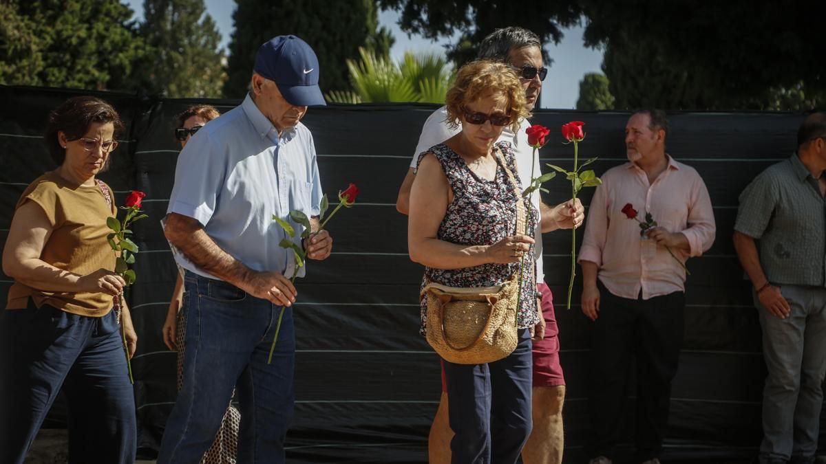 Acto por el Día de las Víctimas del Franquismo en el Cementerio de la Salud