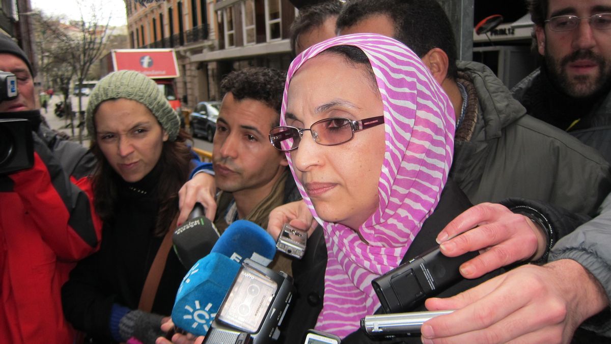 Archivo - La activista saharaui Aminetu Haidar