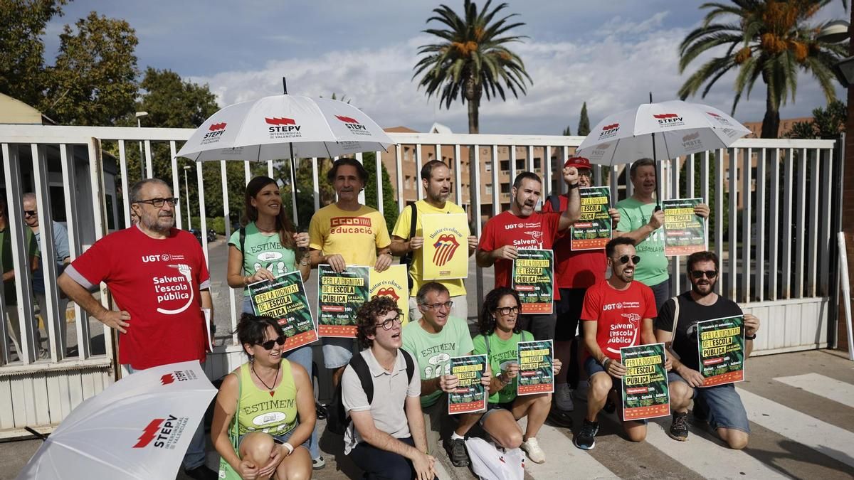 El profesorado valenciano retoma las protestas este jueves para denunciar que "todo sigue igual"