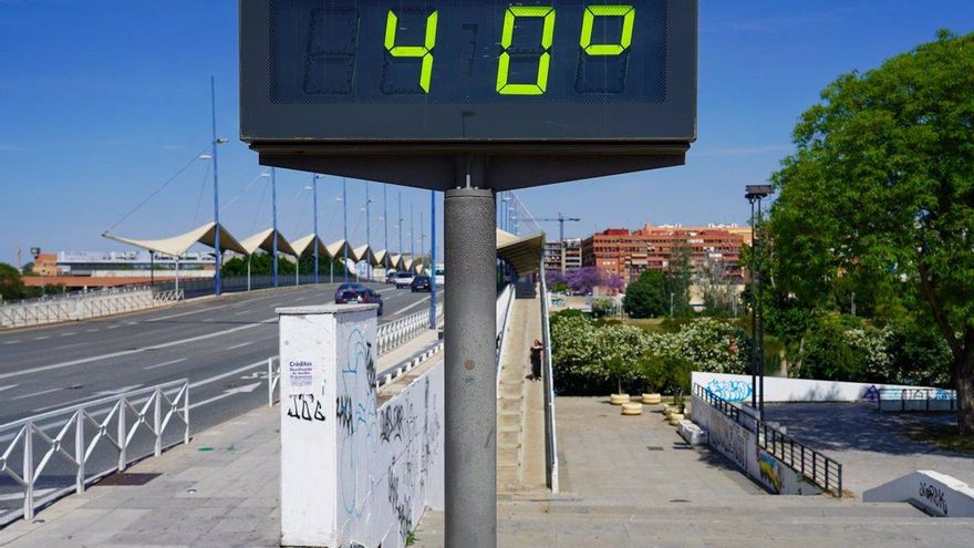 Sevilla se asoma de nuevo al verano con máximas próximas a los 40 grados