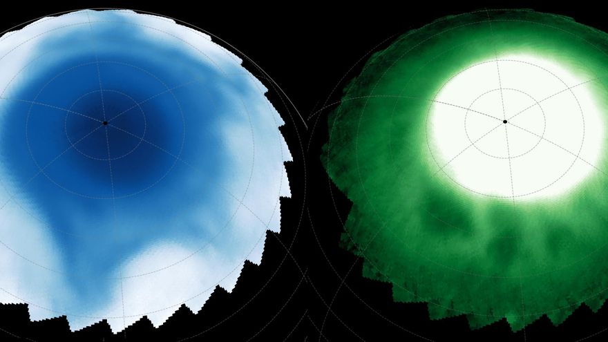 Astrónomos descubren una desconcertante estructura en forma de estrella y misteriosas perlas en Saturno