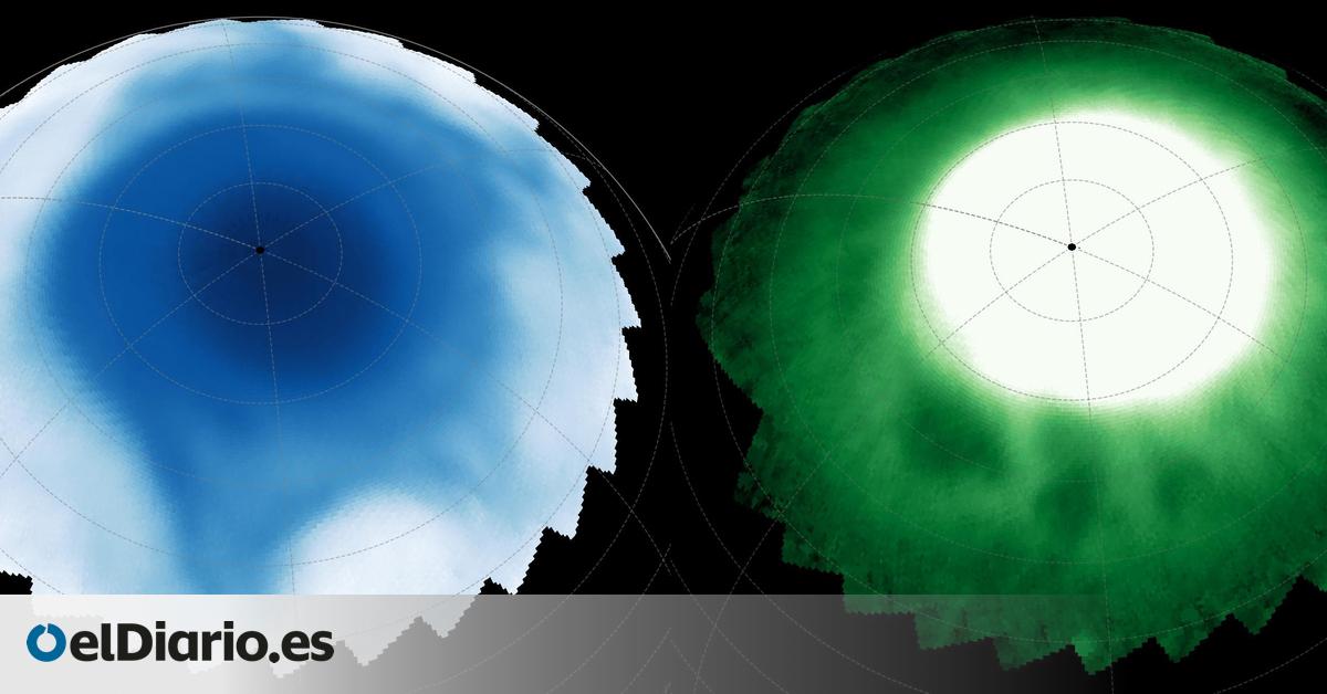 Astrónomos descubren una desconcertante estructura en forma de estrella y misteriosas perlas en Saturno