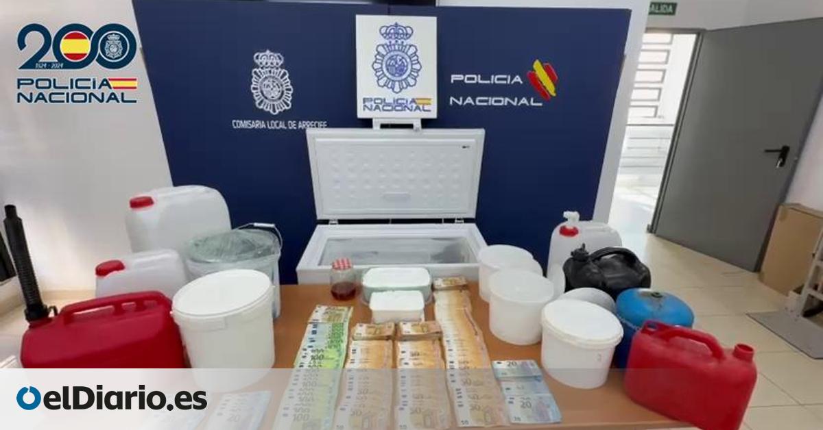 La Policía Nacional desmantela en Lanzarote uno de los mayores laboratorios de  speed  descubiertos en Canarias