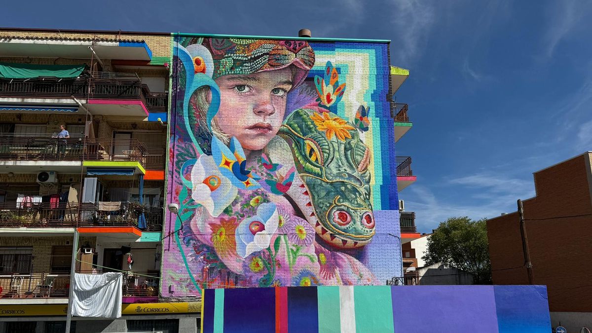 El mural de Fuenlabrada que se ha colado entre los tres mejores del mundo